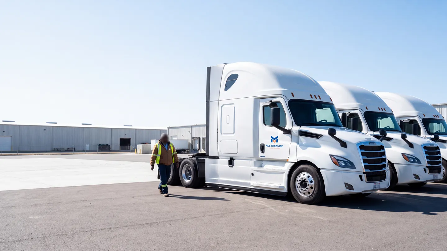 MS Express Inc truck